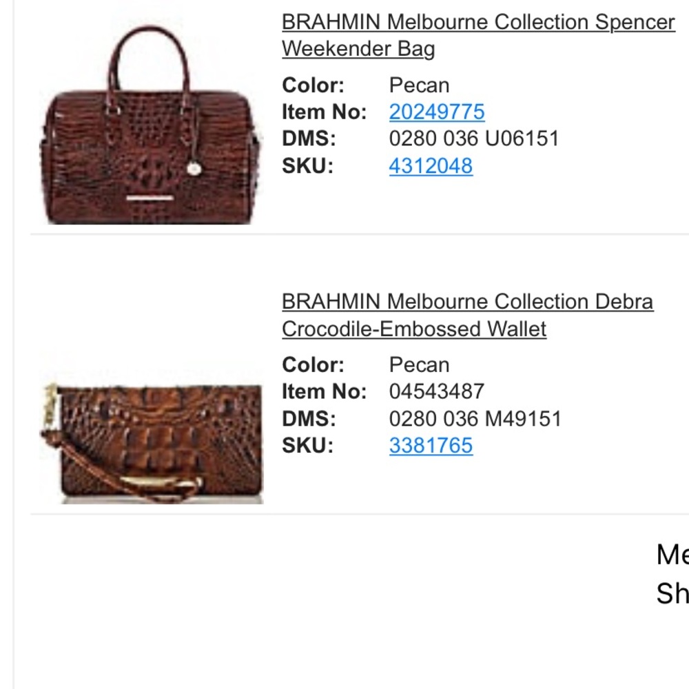 Approx. 15.75'' W x 10.25'' H x 7.50'' D bag; 5" handle drop; 21" strap drop